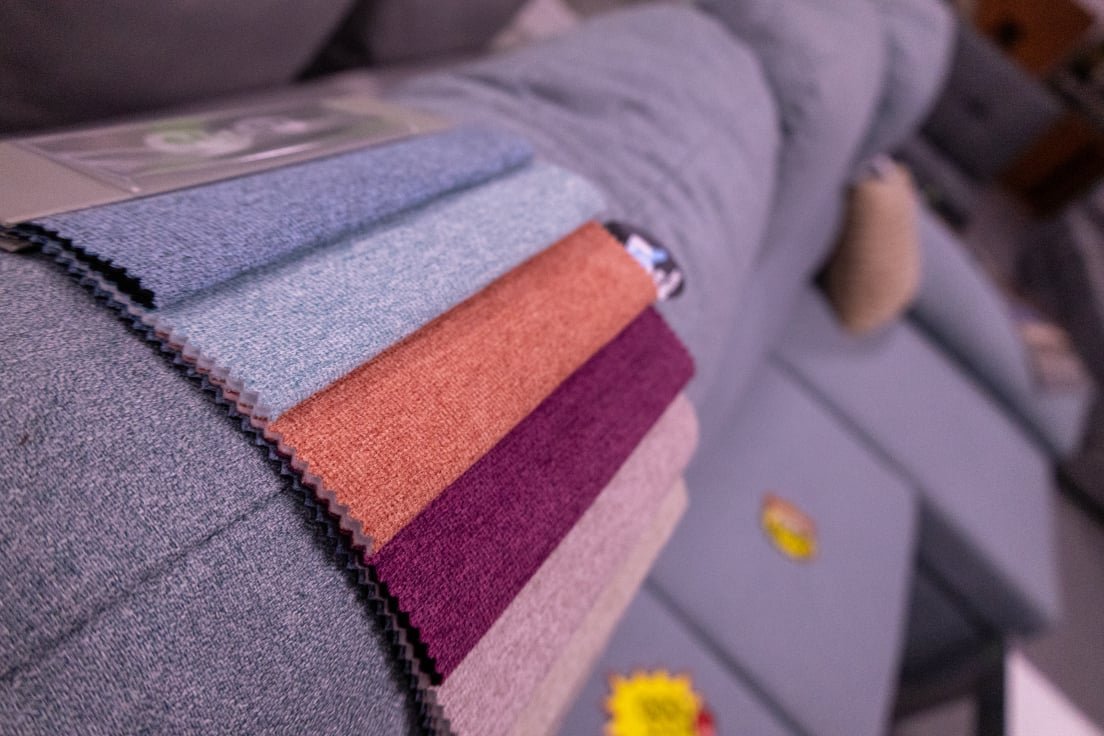 Diferentes telas para tapizados