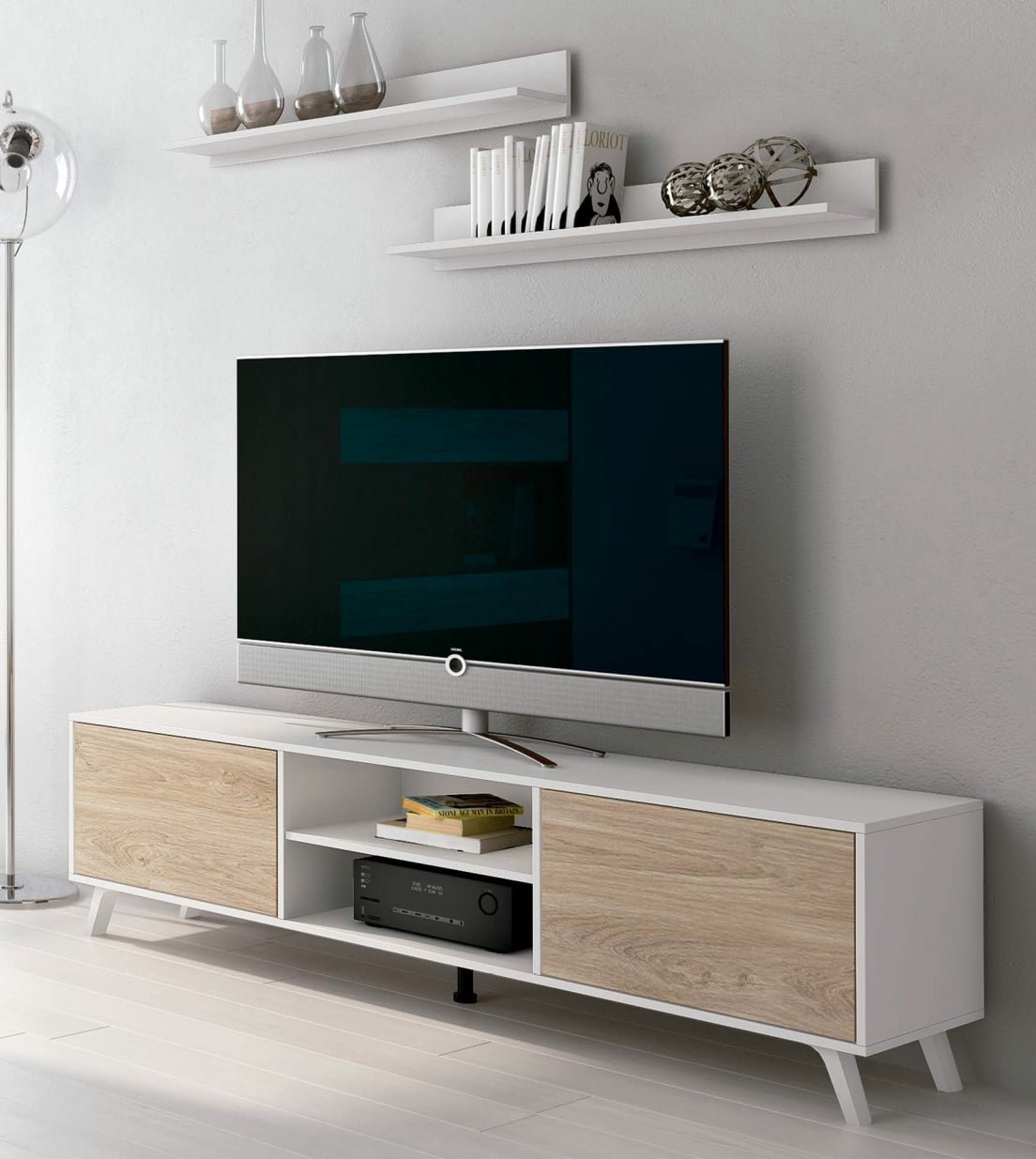 Moble TV con televisión